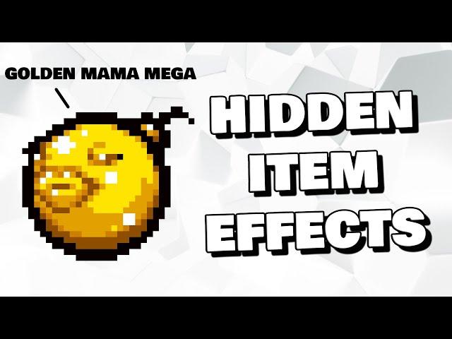 Hidden Item Effects You Didn't Know About #4 - The Binding of Isaac Repentance