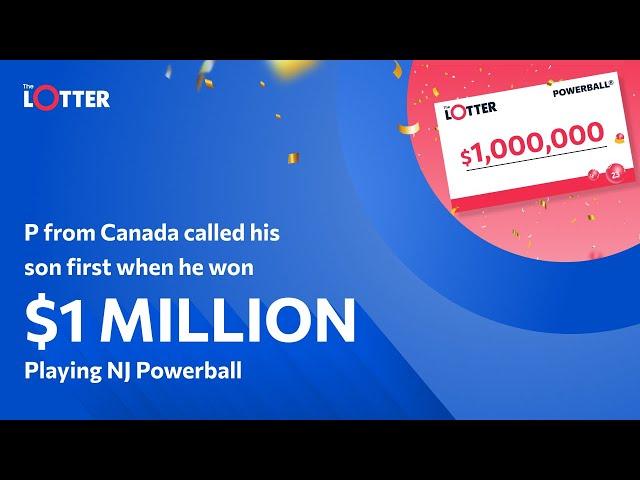 Phone call with Canadian Powerball winner at theLotter