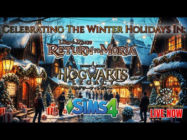 Celebrating the Winter Holiday in Top Games Sims 4, Hogwarts Legacy, & Return to Moria!