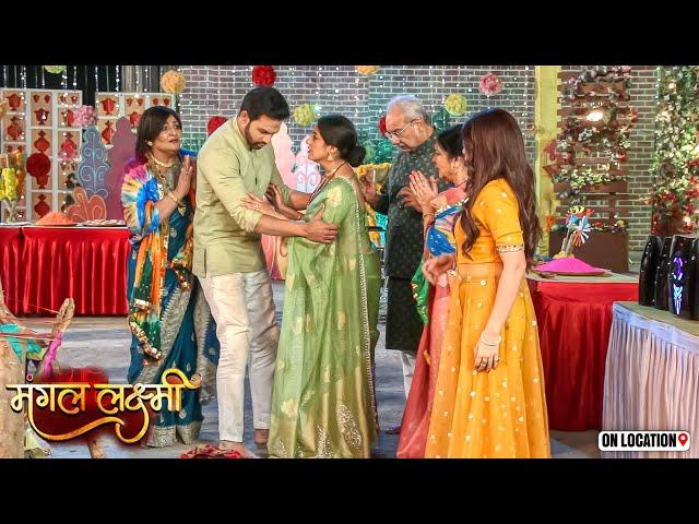 Mangal lakshmi | क्या Adit का पैर ठीक हो पाएगा जब उसने Mangal को खतरे में देखा |  On Location