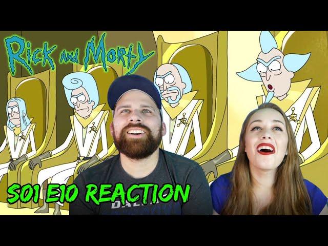 Rick and Morty S01 E10 "Close Rick-Counters of the Rick Kind" - REACTIONS ON THE ROCKS!