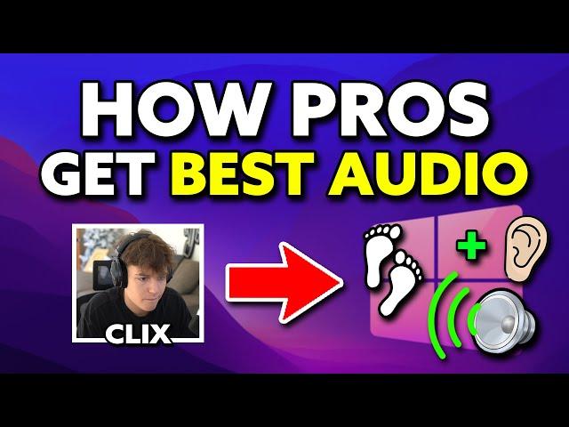 How PROS Get BETTER Audio In Fortnite! (Sound Tweaks)