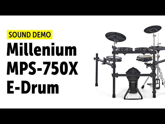 Millenium | MPS-750X | E-Drum | Sound Demo