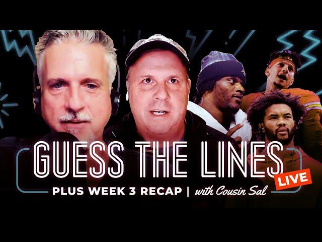 NFL Week 3 Reactions LIVE with Bill Simmons and Cousin Sal