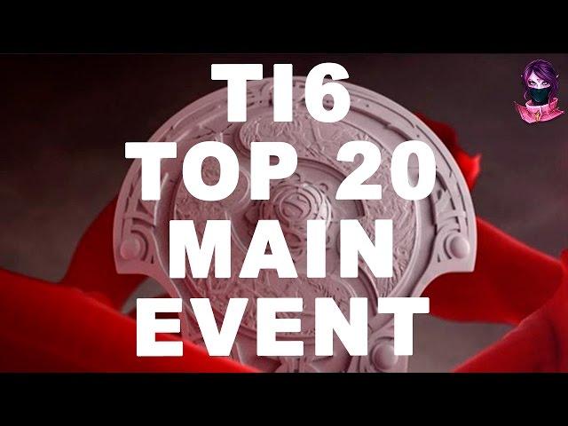 TOP 20 Dota 2 EPIC Moments and Atmosphere TI6 Highlights The International 6 #ti6