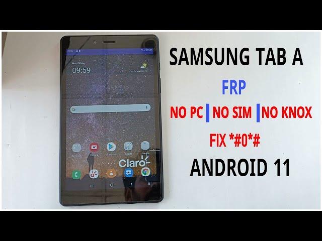 Samsung Galaxy Tab A [ SM-T295 ] Frp Bypass Android 11 | Fix *#0*# No Pc No Need alliance shield X