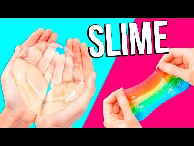 HAZ SLIME CRISTAL/TRANSPARENTE ️ SIN BORAX - Tutoriales Belen