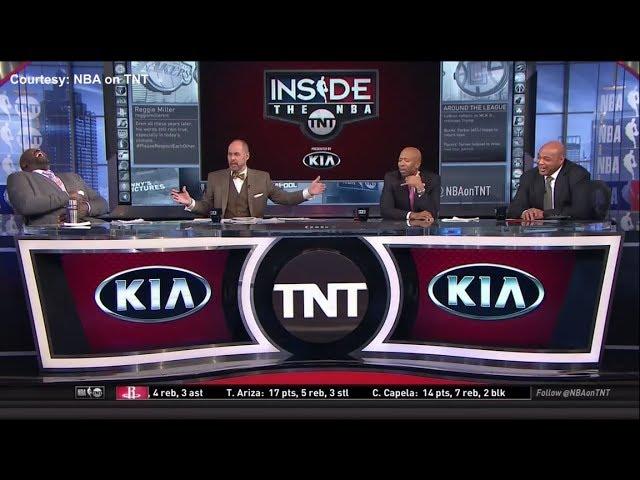 Shaq and Barkley can't stop laughing over Rockets-Clippers locker room incident | ESPN