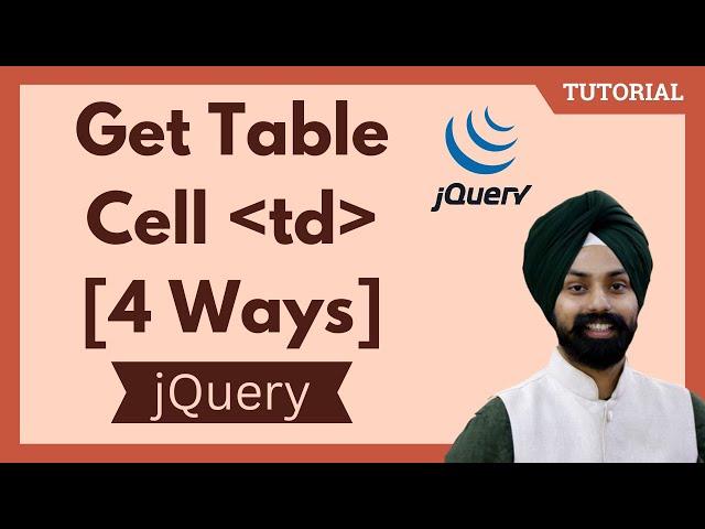 jQuery Get Table Cell Value TD Value [4 ways]