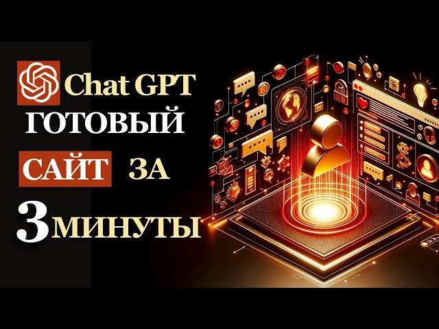 ChatGPT Рабочий Сайт за 3 МИНУТЫ