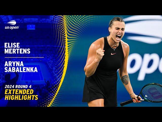 Elise Mertens vs. Aryna Sabalenka Extended Highlights | 2024 US Open Round 4