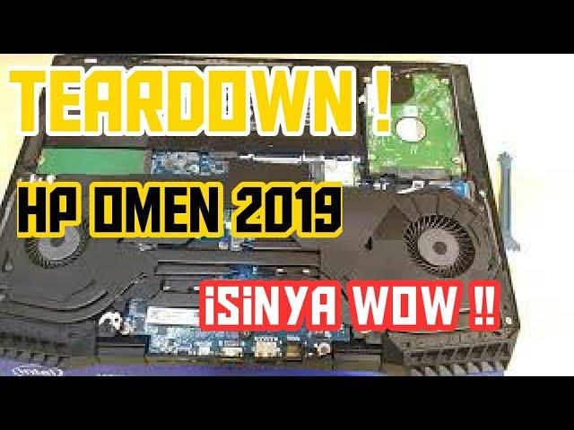 TEARDOWN | HP OMEN 2019 - DC1090TX , UPGRADE HDD - MUSIC VERSION - INDONESIA