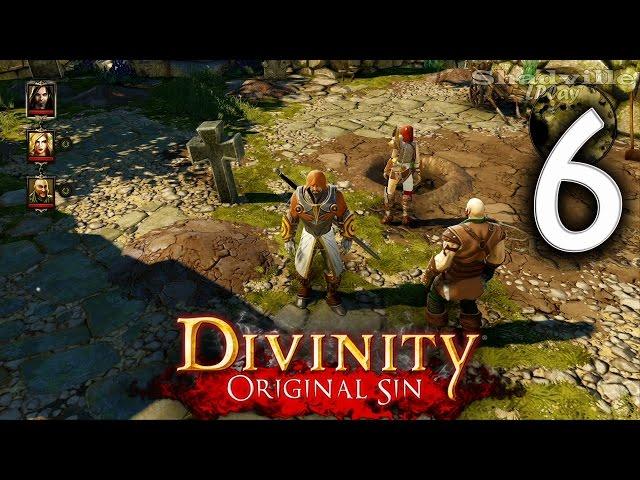 Divinity: Original Sin (PS4) Прохождение игры #6: Секреты кладбища и говорящий пес