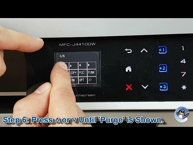Brother MFC-J4410DW: How to Clear the Ink Absorber Full Message/Error