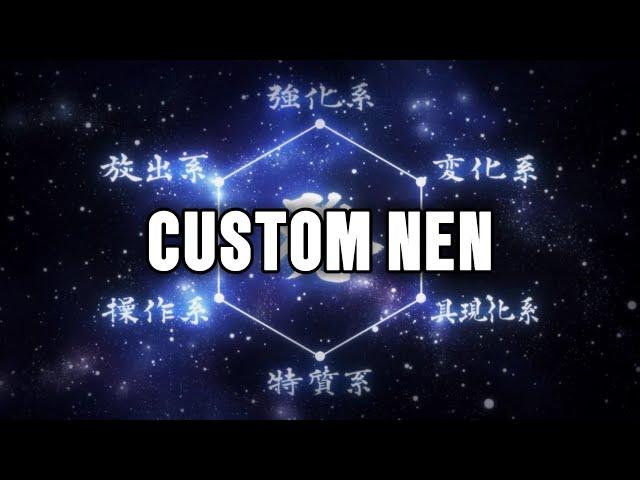 What is your Custom Nen Ability?