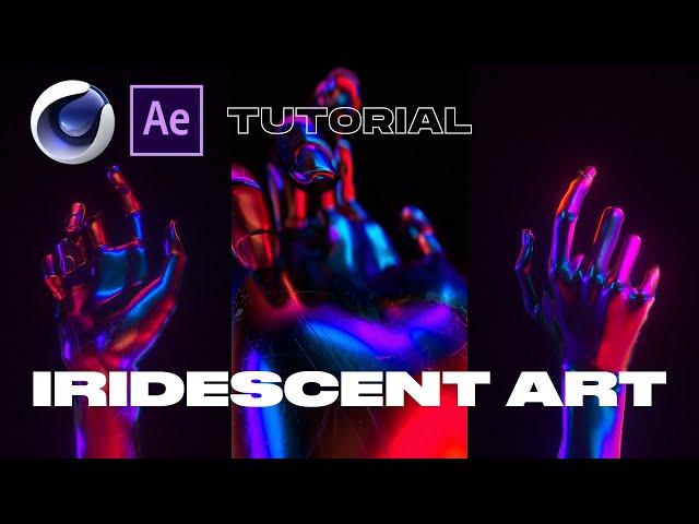 Iridescent chrome art in Cinema 4D and Octane [Tutorial]