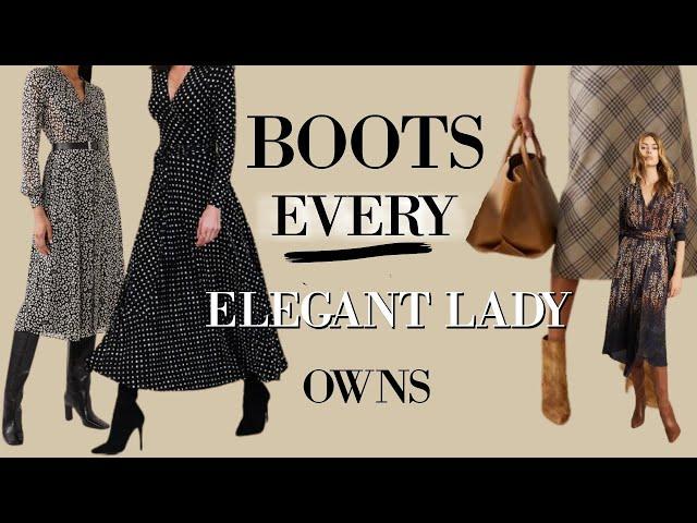 5 CLASSIC Boots for  Ladies *FALL* & *AUTUMN