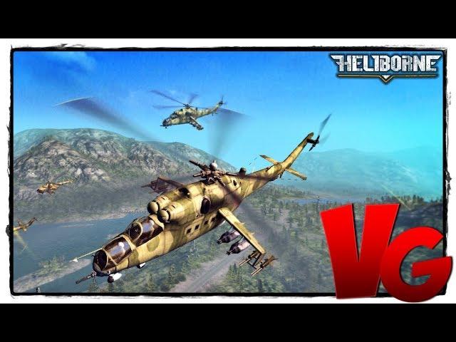 Heliborne [60Fps ULTRA] Обновление 0.86.1 - Онлайн Игра про вертолеты бесплатно