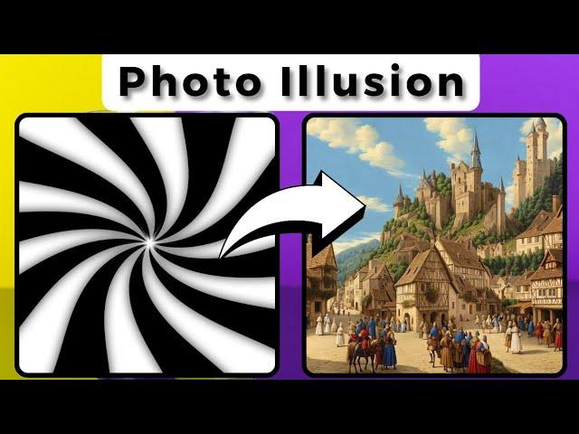 Photo Illusion diffusion - Create illusion using AI