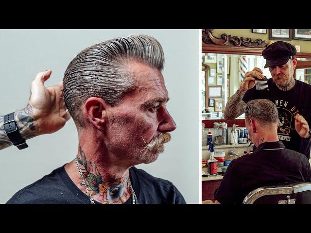 HOW TO CUT: THE MR. WHITE SILVER FOX POMPADOUR