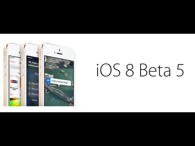 iOS 8 Beta 5