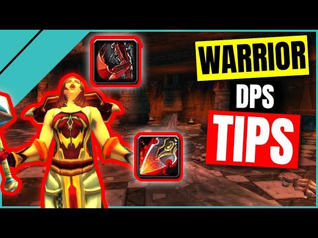 Classic WoW Warrior – 4 Ways to IMPROVE Your DPS in Raids