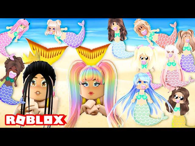 ON ADOPTE 30 BÉBÉS SIRÈNES!‍️ (Roblox Find The Mermaids)