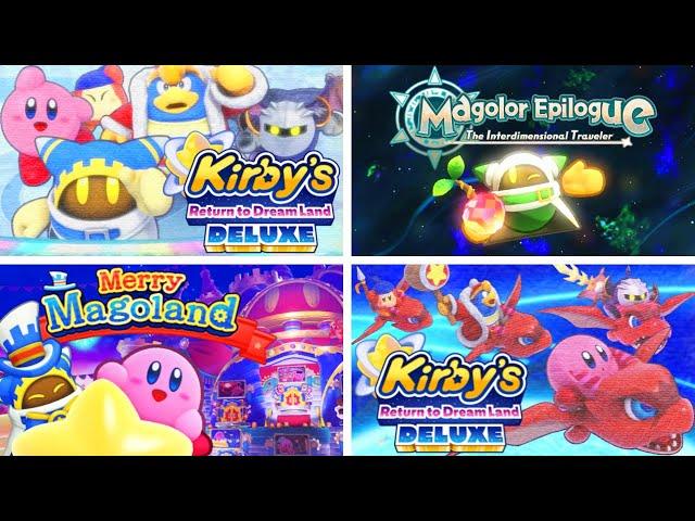 Kirby's Return to Dreamland Deluxe + Magolor Epilogue + Merry Magoland - Full Game 100% Walkthrough