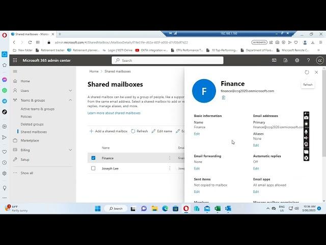 Office 365 put send message from shared mailbox address to sent items folder in shared mailbox