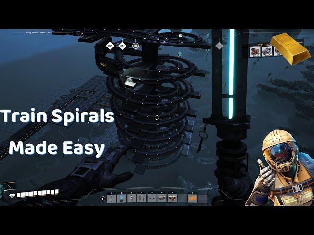 Satisfactory 1.0 Guides: How to Make A Train Spiral - The Easy Way!