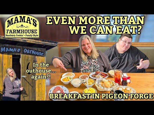 BREAKFAST AT MAMAS FARMHOUSE PIGEON FORGE TENNESSEE! EVEN MORE THAN WE CAN EAT?!