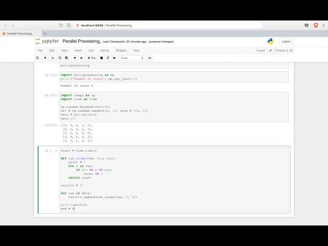 16. Parallel Processing - Python for Data Science