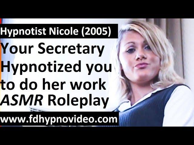 Secretary hypnotized you to sleep (Hypnotist Nicole) ASMR Hypnosis roleplay