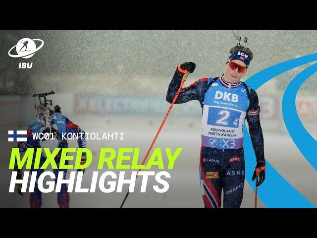 World Cup 24/25 Kontiolahti: Mixed Relay Highlights