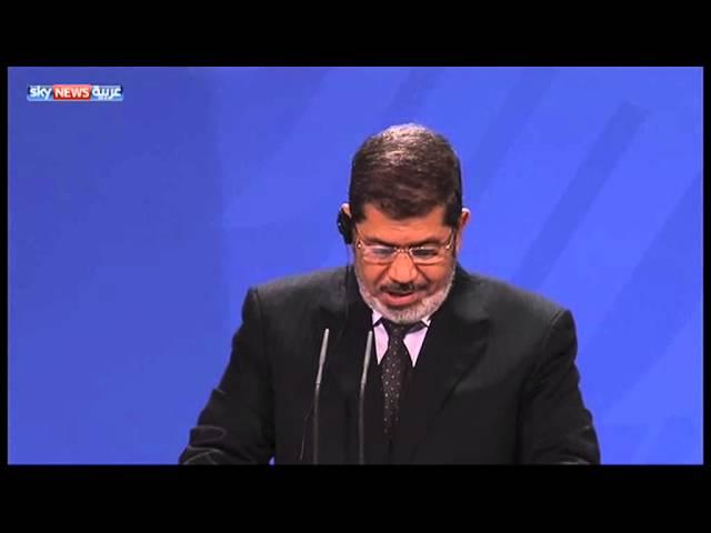 مرسي: ملتزمون ببناء الدولة المدنية