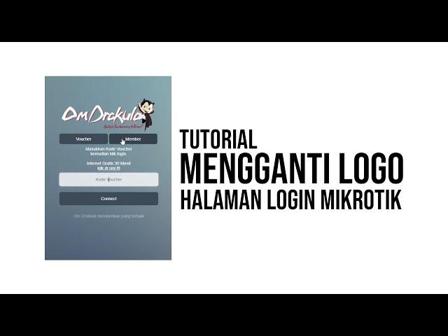 Tutorial Edit Template Baru MikroTik - Ganti Logo