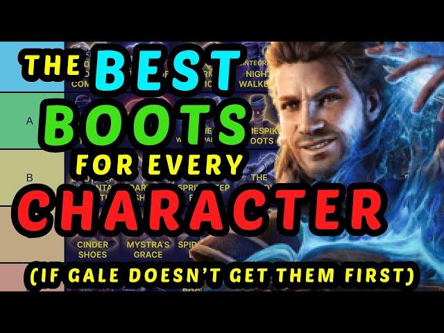 The BEST BOOTS in Baldur's Gate 3 - Complete Tier List and Guide