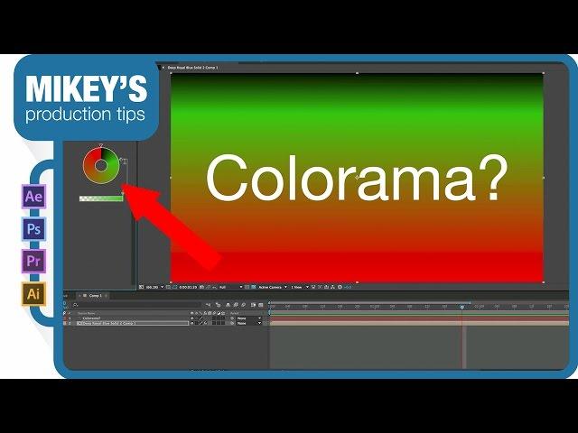 Colorama effect in After Effects