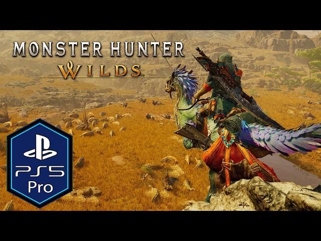 INSANE Monster Hunter Wilds PS5 Pro Gameplay Review [Enhanced] [Ray Tracing] [120fps]