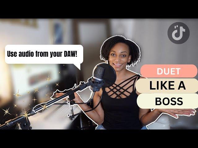 How to do a TikTok duet or open verse challenge with prerecorded audio | How to duet