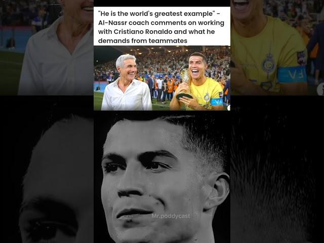 Chemistry Between Al-Nassr Coach and Cristiano Ronaldo