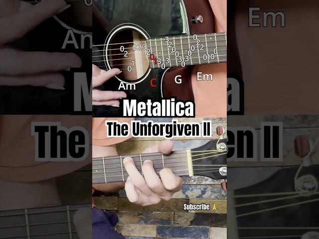 Metallica - The Unforgiven II guitar tutorial for beginners