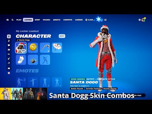 Santa Dogg Skin Combos (Fortnite Battle Royale)