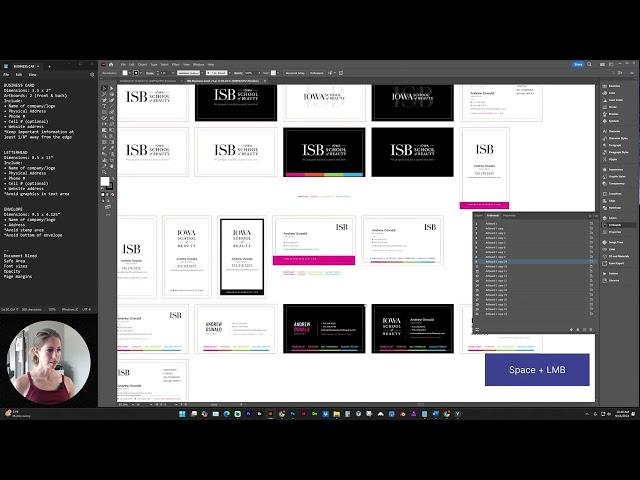 How to Set up a Business System In Adobe Illustrator (business card, letterhead, envelope)