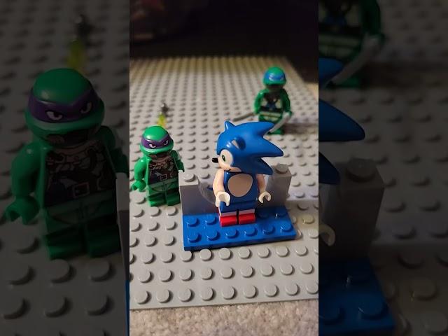 Teenage mutant hedgehogs #sonic #ninjaturtles #lego