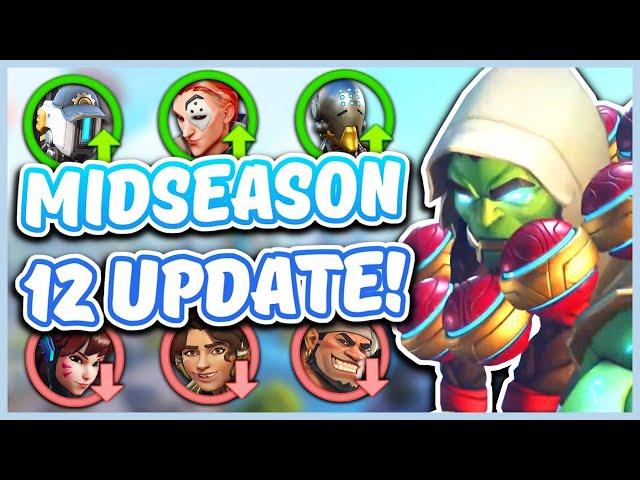 ALL OVERWATCH 2 HERO CHANGES (Midseason 12 Update!)