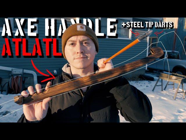 Axe Handlandle Atlatl (DIY Spear Thrower)