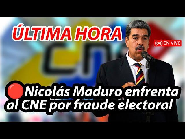  EN VIVO | HISTÓRICO: Nicolás Maduro enfrenta al Tribunal Supremo de Justicia por fraude electoral