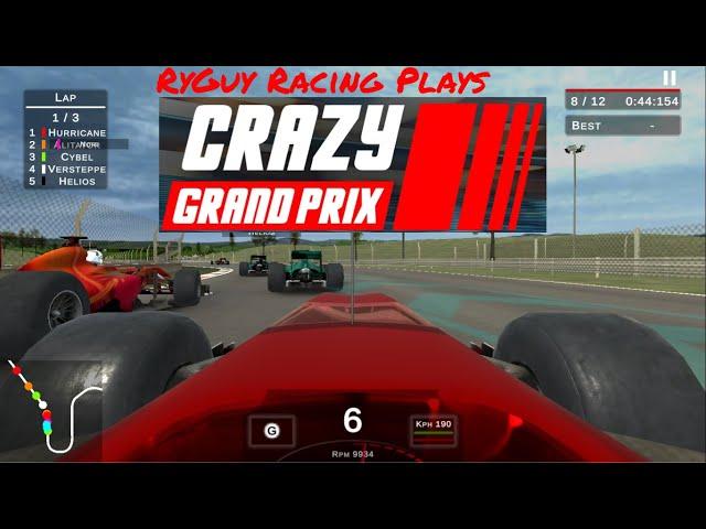 Crazy Grand Prix but I can't let off the throttle! | RyGuy Gaming