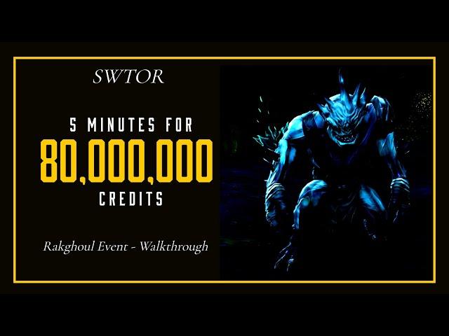 SWTOR - Rakghoul Guide Beginners - Get Colour crystal worth 80 million